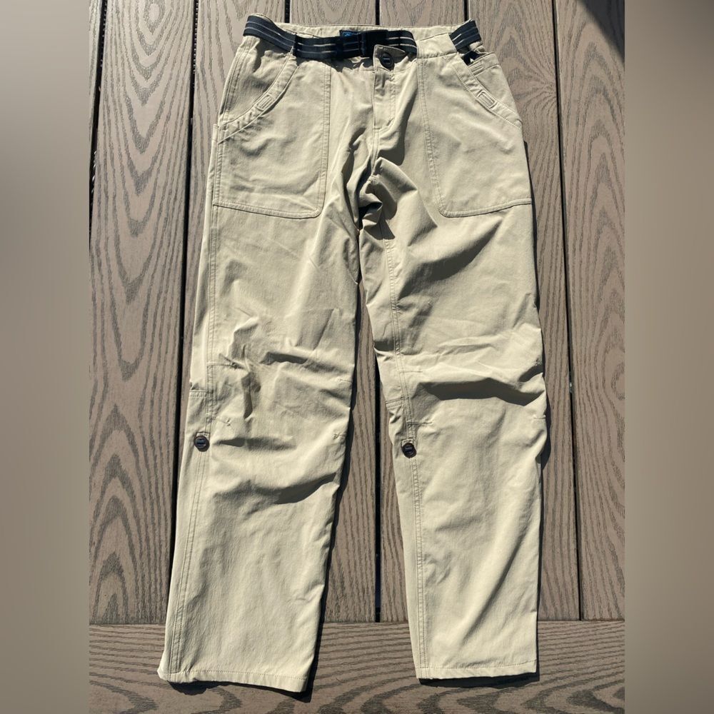 Eastern Mountain Sports women’s tan khaki hiking pants 2 excursion compass pants